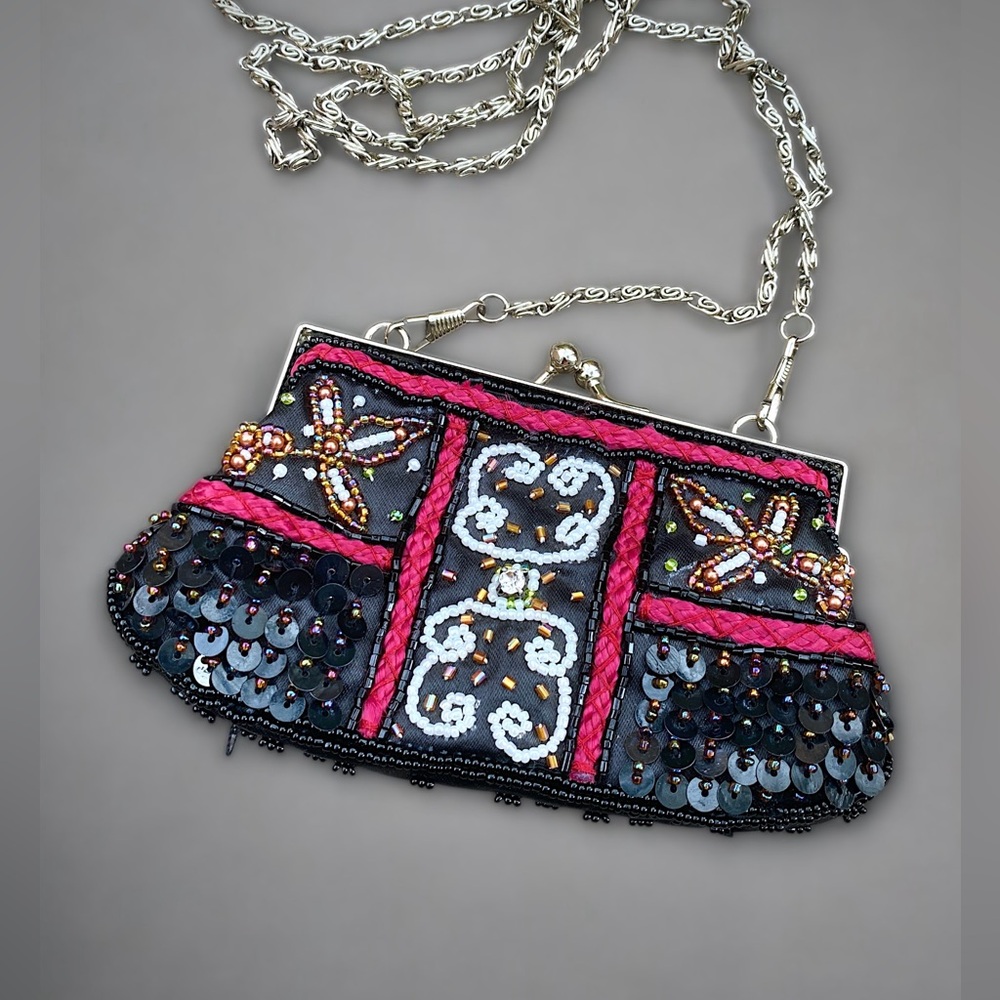 Vintage Beaded Boho Fairy Coin Purse